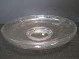 Lot - Depression Glass Dolphin Footed Console Bowl