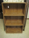 Oak Finish Bookcase