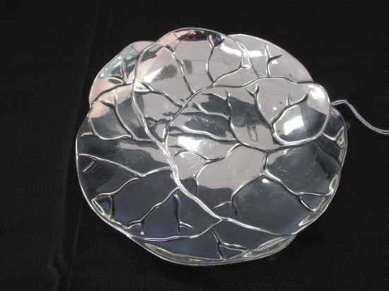 Tiffany & Co. Sterling Silver 252256 Cabbage Leaf Design Bowl 6"