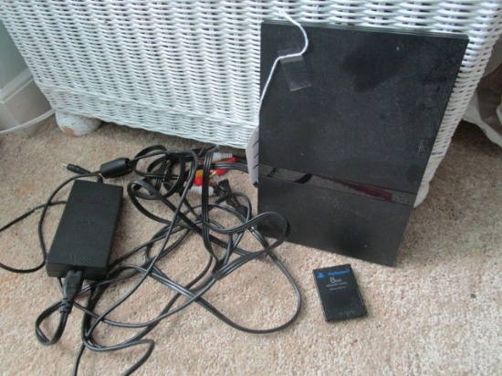 Sony PS2 Model SCPH-70012 w/ Power Cord, TV Cord, 8mb Memory Card