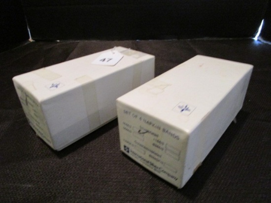 8 International Silver Co. Silverplated Napkin Bands in Box
