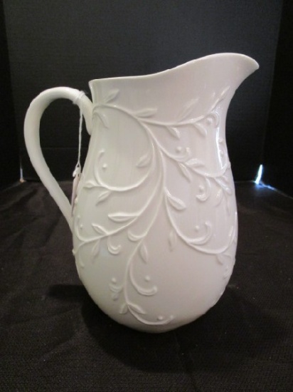 Lenox American by Design Opal Innocence Carved Pitcher