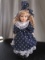 Seymour Mann Connoisseur Doll, Porcelain Face/Hands/Feet on Stand