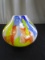 Eastern Multicolored Wide Base Vase