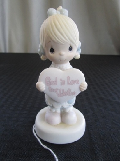 "God Is Love, Dear Valentine" Girl © 1981 Johnathan & David, Enesco Imports E-7154