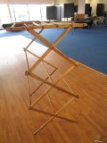 Wooden Fold-Out Clothes Stand