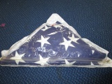 Folded American Flag in Bag