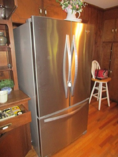 Whirlpool Model WRF5355MBM00 Fridge/Freezer Metal