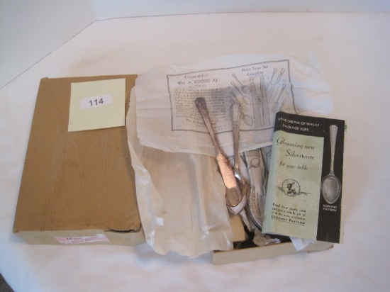 30 Pieces - Wm. A. Rogers A-1 Silverplated Coronet Pattern Flatware
