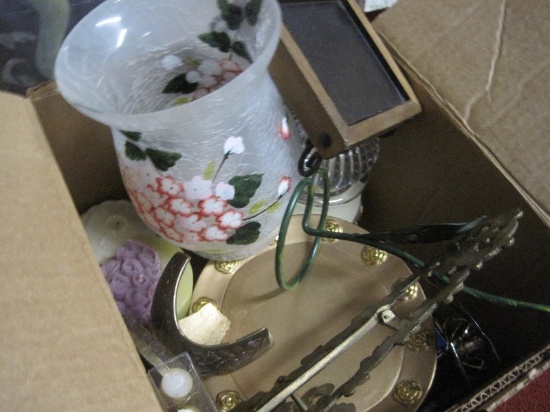 Lot - Misc. Candles, Holders, Etc.