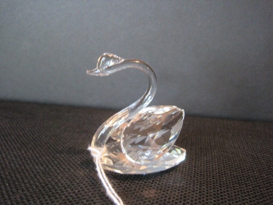Crystal Swan Figurine