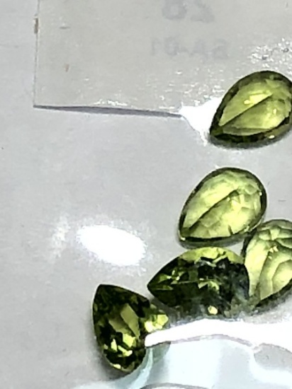 Assorted Pear Shaped Peridot