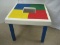 Table Toys Play Table Primary Block Color Top Center Open