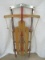 Vintage Flexible Flyer Model Winter Products Wood/Metal Frame Sled