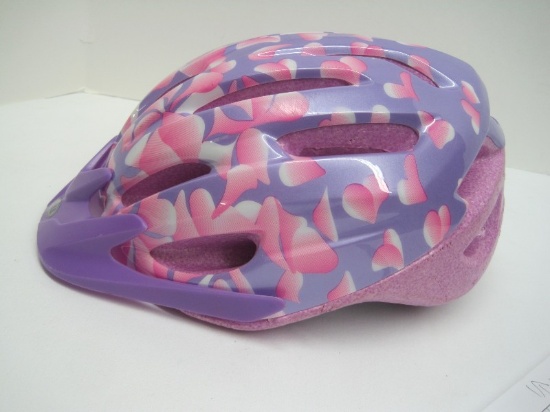 Bell Girl's Bicycle Safety Helmet Purple Pastel Size 7/16-51-57cm
