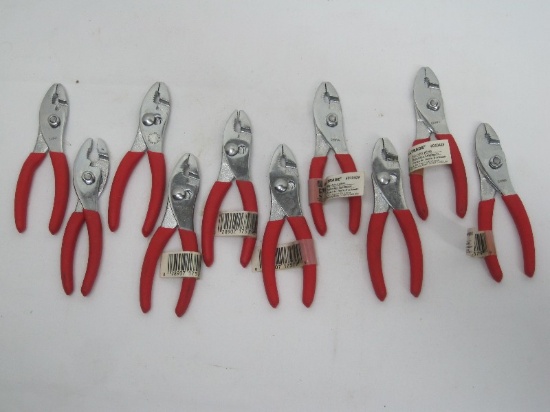 10 All Trade 5" Slip Joint Pliers w/ Coated Handles