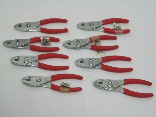 8 All Trade 5" Slip Joint Pliers w/ Coated Handles