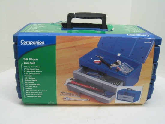 Companion Genuine Sears Product 56 Piece Tool Set 2 Drawer Tool Box
