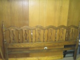 Oak King-Size Medditerean Design Headboard