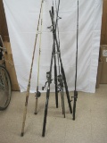 Lot - Fishing Rods & Reels Master 308 GR, Zebco 202 Shimano FX200, Etc.