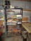 6-Tier Black Metal Shelving, Adjustable w/ Contents Garden Light, Edging, Tools, Etc.