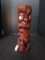 Maori Wooden Carved Décor w/ Paua Shell Eyes