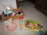 Misc. Child's Toys, Books, Basket, Etc.