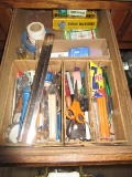 Contents of Drawer - Pens, Pencils, Markers, Etc.