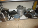 Pots/Pans Lot - Green Pan Signature Editions, Stew Pots, Etc.