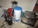 Appliances Lot - Mr. Coffee Ice Tea Maker, Chefmate Hand Mixer, Krups Coffee Grinder, Etc.