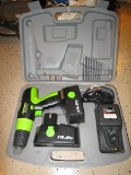 Kawasaki 19.2V Drill w/ Charger, Battery, Accessories in Case