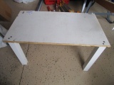 White Wooden Stool