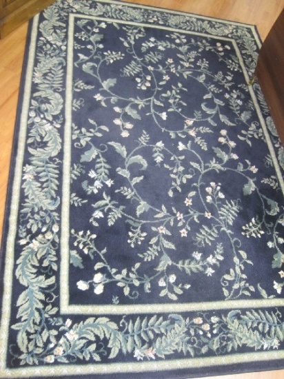 Shaw Living Moon Flower Pattern/Midnight Color 100% Pile Olefin