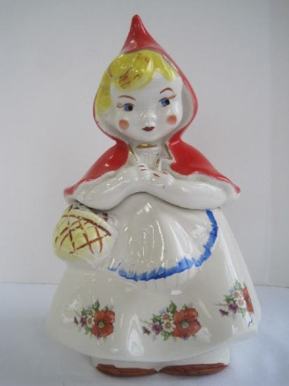 Hull Pottery Little Red Riding Hood Cookie Jar S