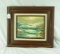 Framed Seascape Oil Painting on Canvas - Robertson
