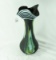 Tall Hand Blown Art Glass Stretch Vase