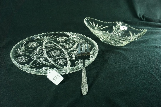 1960's Anchor Hocking "Early American Pres-Cut" EAPC Serving Lot