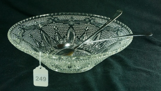 1950's Federal Glass "Heritage" Large Fruit or Salad Bowl