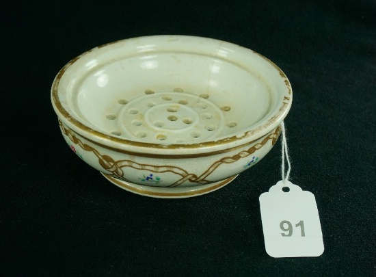 Antique Minton China Porcelain Butter Dish