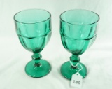 Pair - 1990's Libbey Glass 