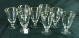 Set - 8 1960's Tiffin Glass 