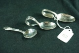 Lot - Silverplate Baby Spoons