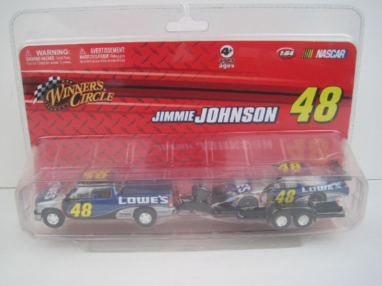 Winner's Circle NASCAR 1:64 Scale #48 Jimmie Johnson Truck, Car & Trailer