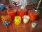 Candle Lot - Misc. Candles, 2 in Glass Vase 8