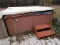 Hot Tub Brown Wood Frame by Theospas w/ Step