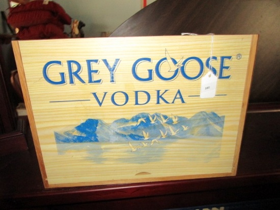 Grey Goose Vodka Wooden Box