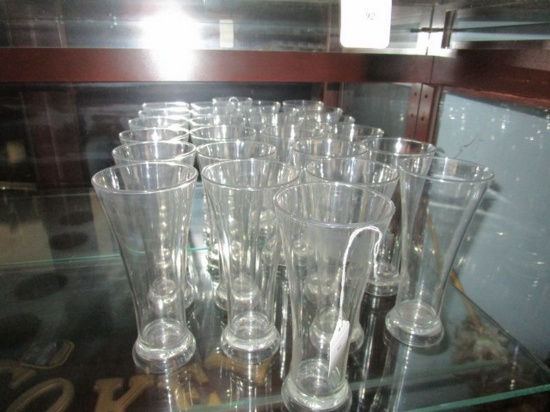 13 Plastic Pilsner Beer Glasses