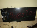 Boba Tea Red/Green/Blue/Yellow Lighted Sign