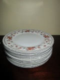 7 Sheffield Anniversary Porcelain Fine China Plates Floral Pattern