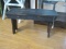 Rustic Style Black Bench